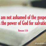 Bible Not Ashamed Scripture