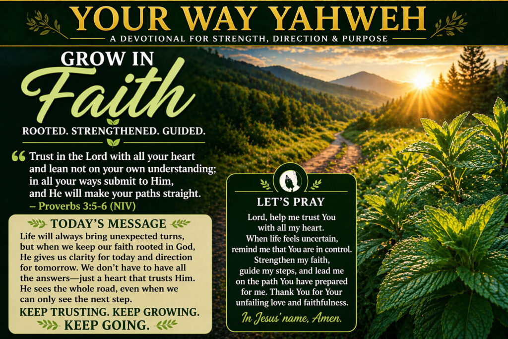 Your Way Yahweh Dev Apr