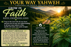 Your Way Yahweh Dev Apr